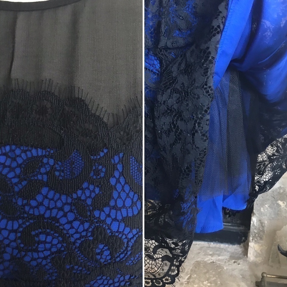 anthro moulinette soeurs sapphire blue lac… - Picture 7 of 8